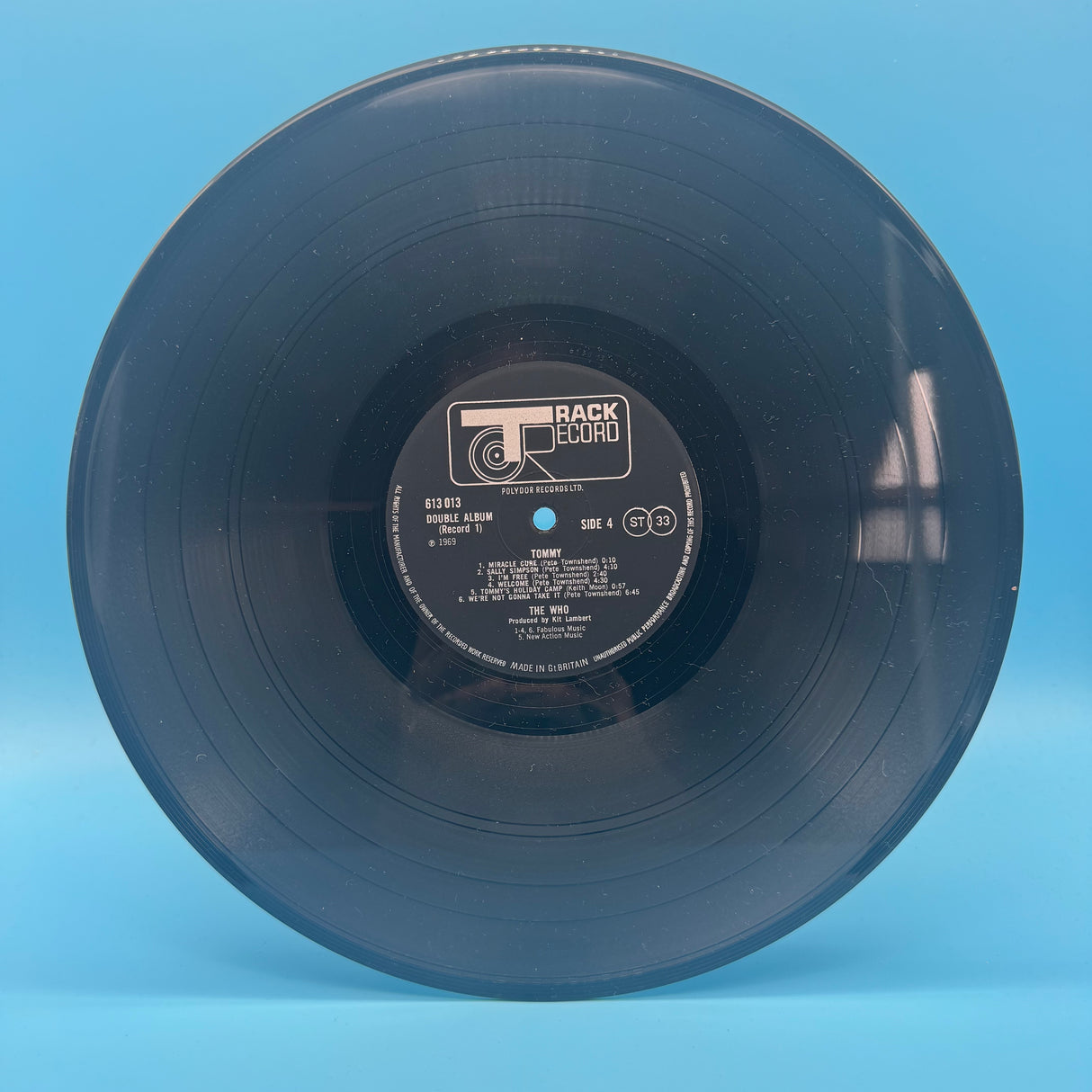 The Who - Tommy Laminated Sleeve and Numbered on Booklet Vinyl