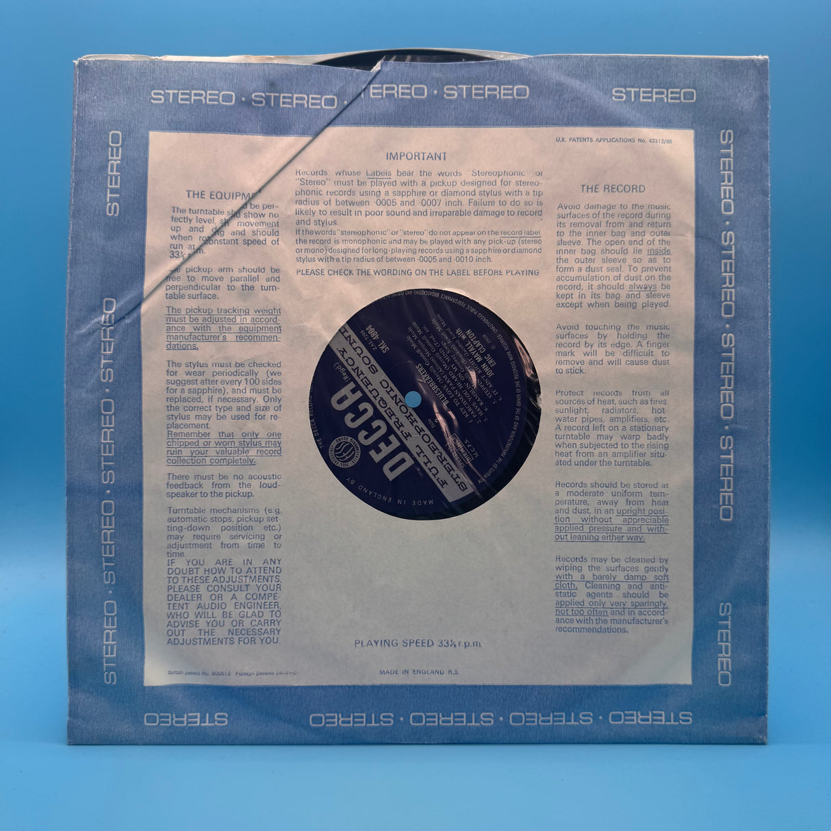 John Mayall with Eric Clapton - Blues Breakers Stereo Vinyl