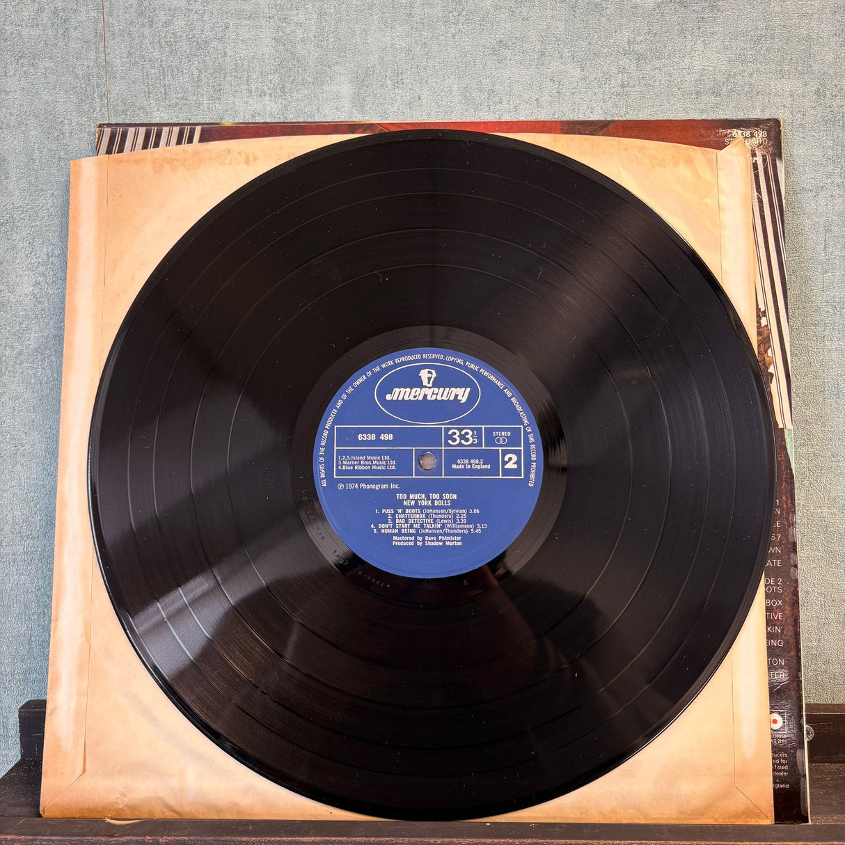 New York Dolls - In Too Much Too Soon Vinyl