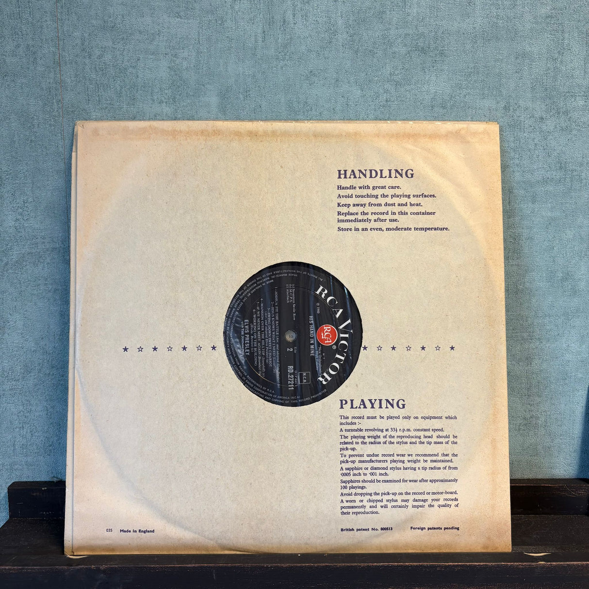 Elvis Presley - His Hand In Mine Vinyl