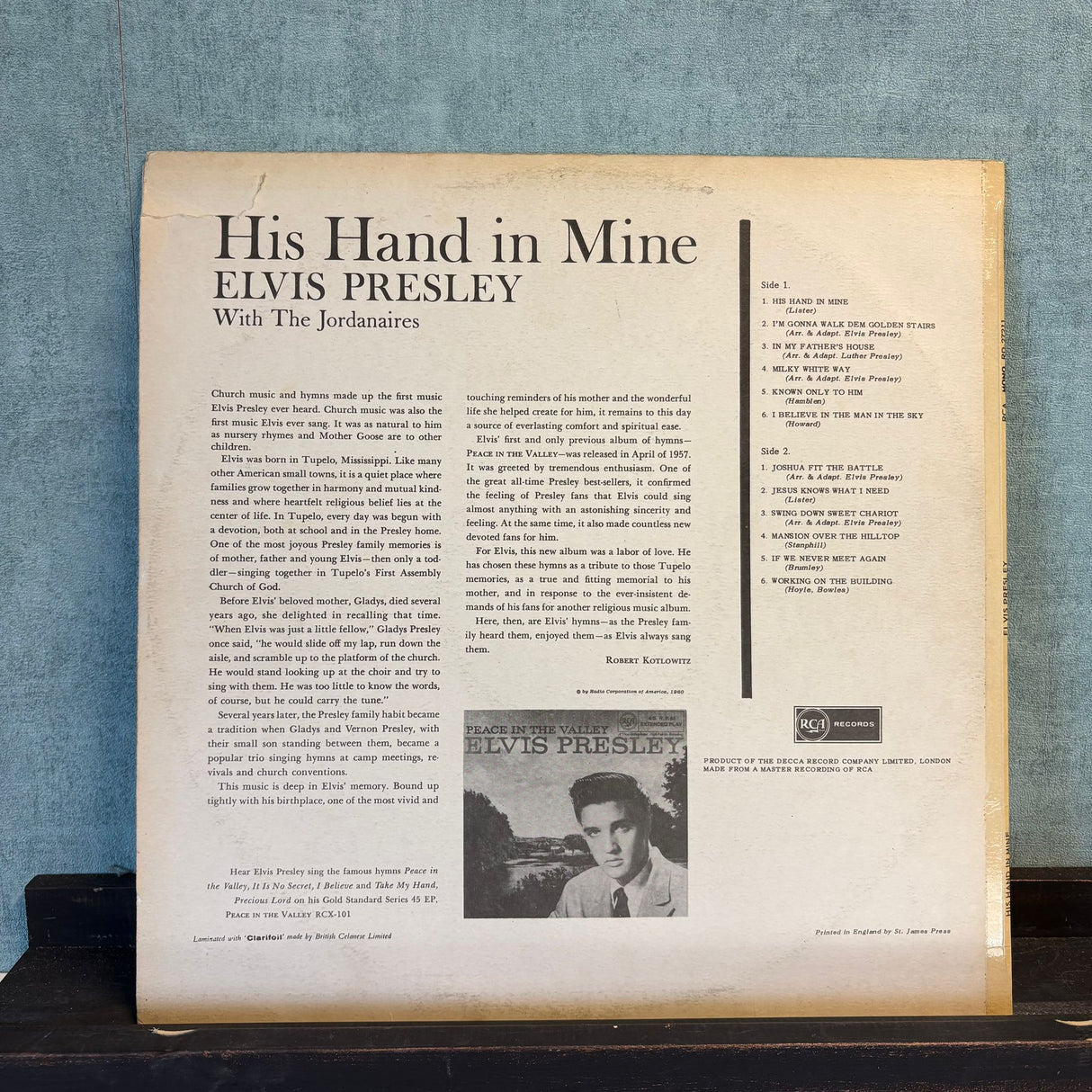 Elvis Presley - His Hand In Mine Vinyl