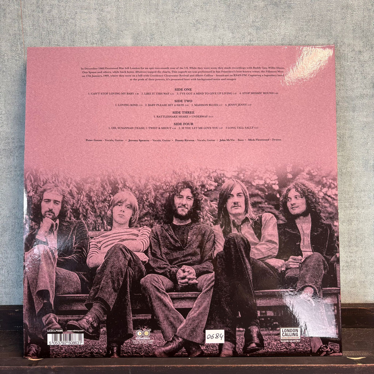 Fleetwood Mac - San Franscisco 1969 Red Vinyl