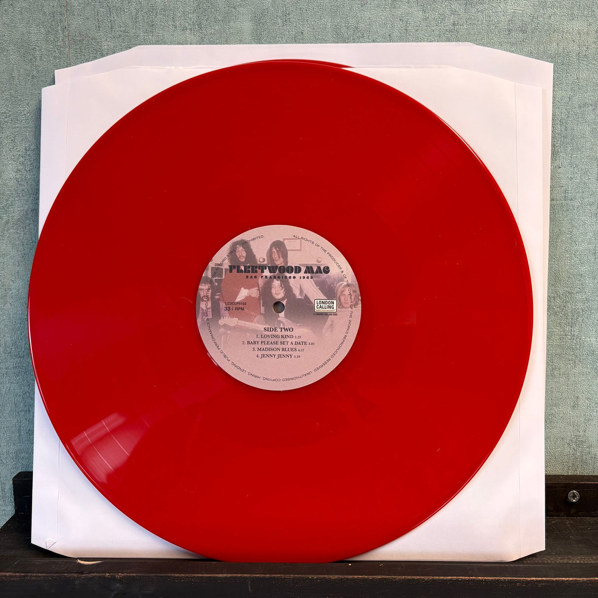 Fleetwood Mac - San Franscisco 1969 Red Vinyl