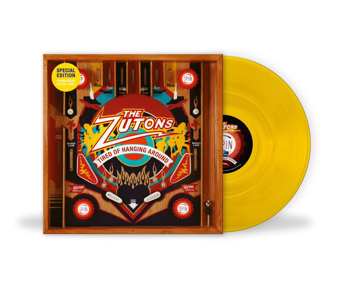 The Zutons - Tired of Hanging Around - Transparent Yellow VINYL