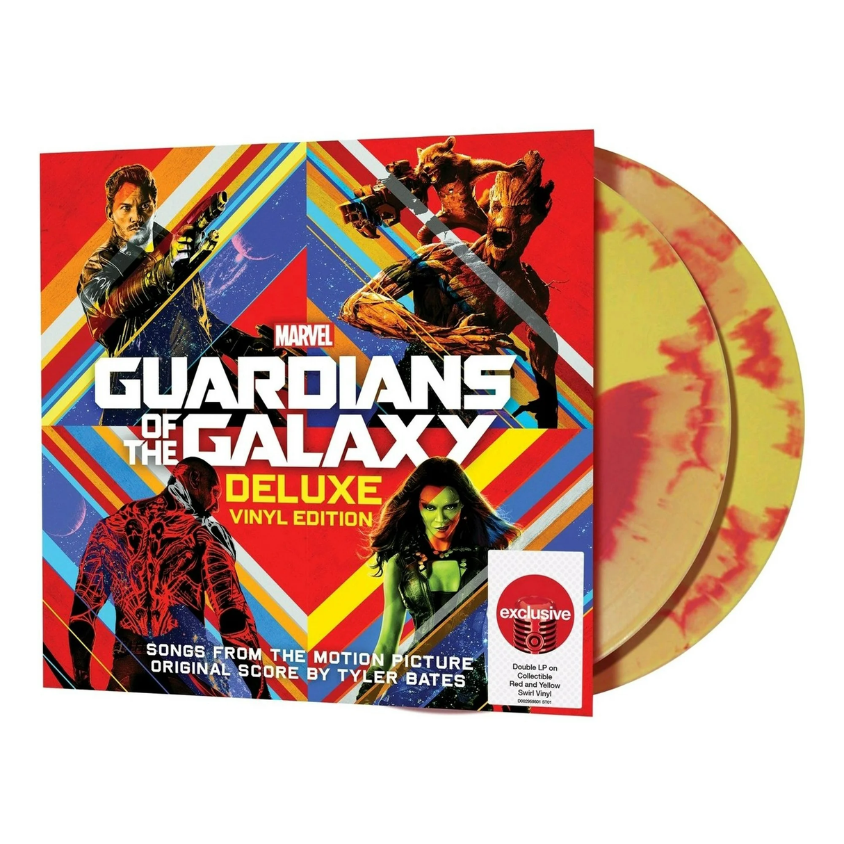 GUARDIANS OF THE GALAXY VOL 1 / O.S.T. - Guardians Of The Galaxy Vol 1 Soundtrack - Red & Yellow Swirl Vinyl