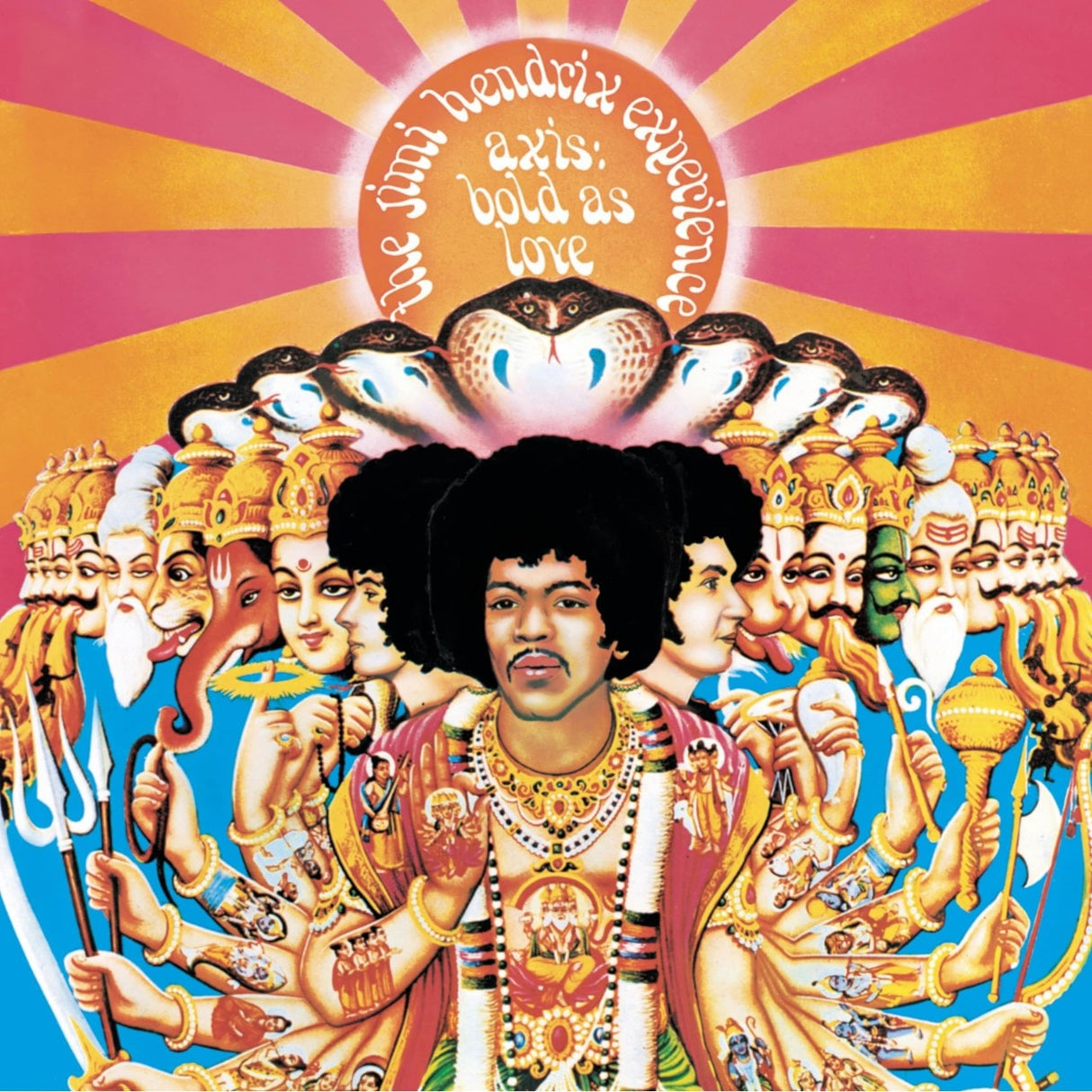 The Jimi Hendrix Experience - Axis: Bold As Love - Electric Orange Vinyl (National Album Day 2025)