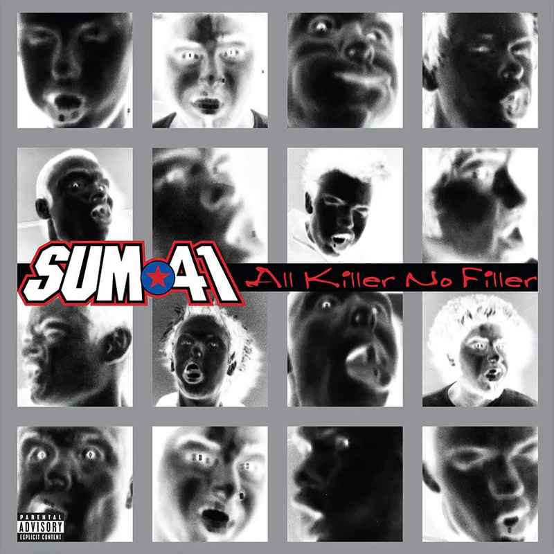Sum 41 - All Killer No Filler (25th Anniversary) (2LP Glow In The Dark Silver w/ Alt Artwork) Vinyl