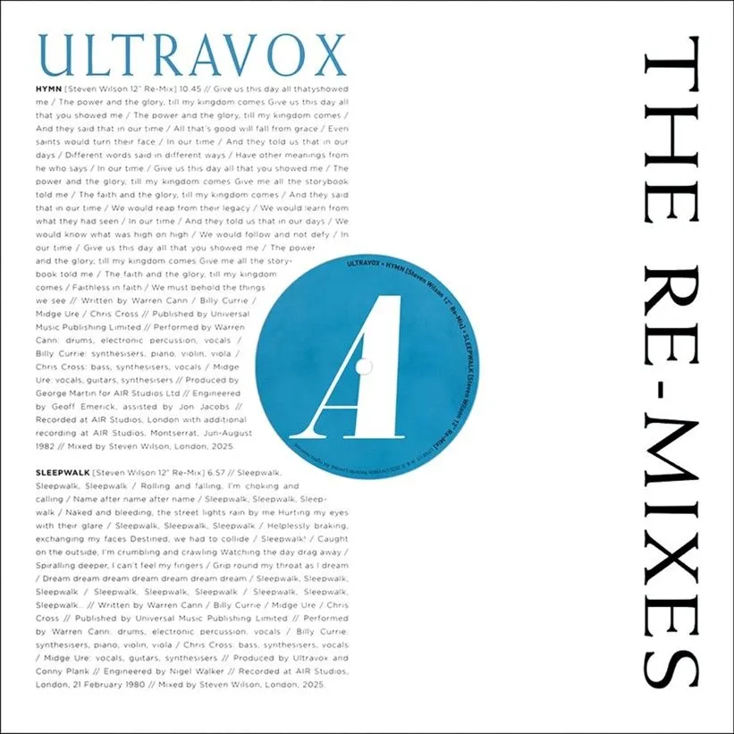 Ultravox - The Re-Mixes - 2xLP - RSD26