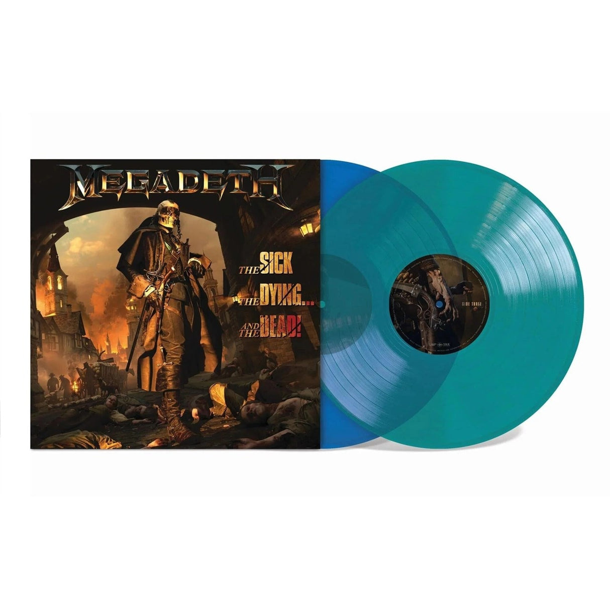 Megadeth - The Sick, the Dying...And the Dead! Transparent Blue & Green 2LP (National Album Day 2025)