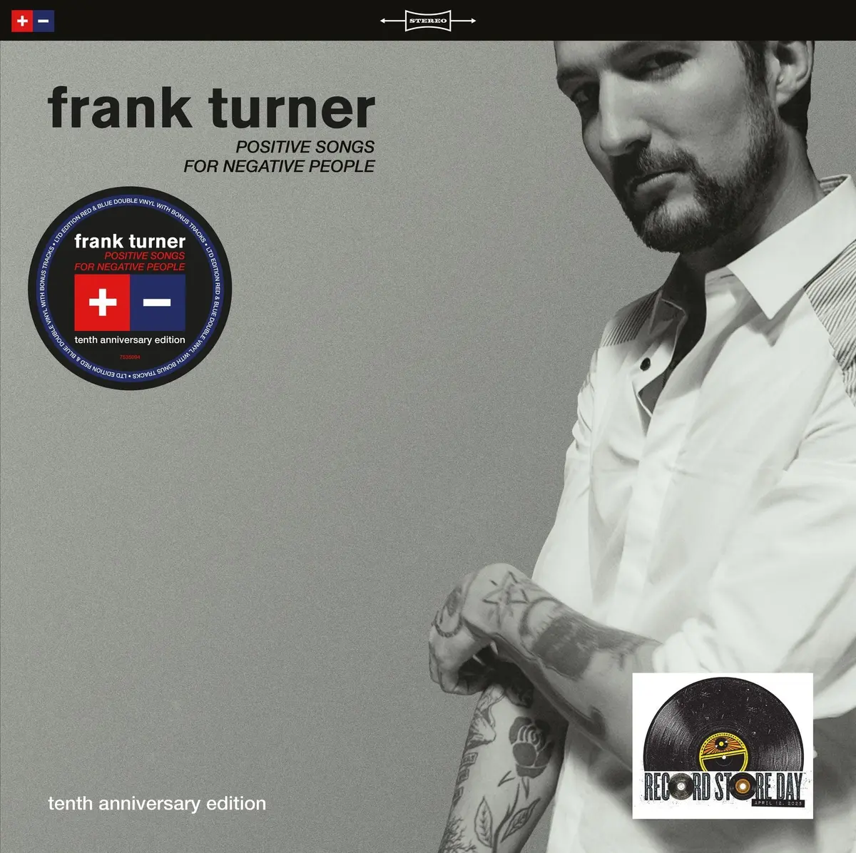 Frank Turner - Positive Songs For Negative People 10th Anniversary Edition 2LP Vinyl