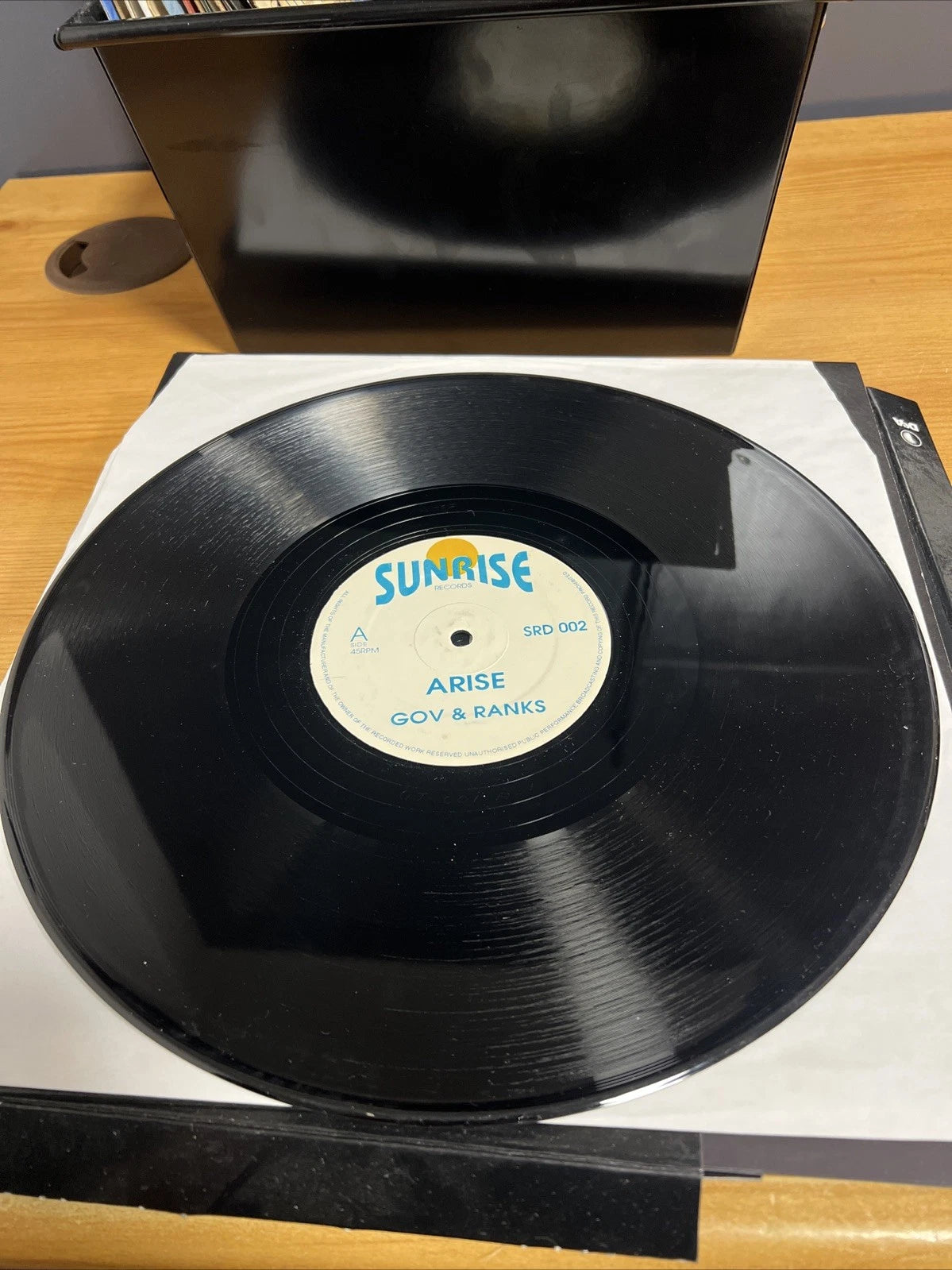 Gov & Ranks Arise/School Tone Vinyl Record Sunrise Records SRD002