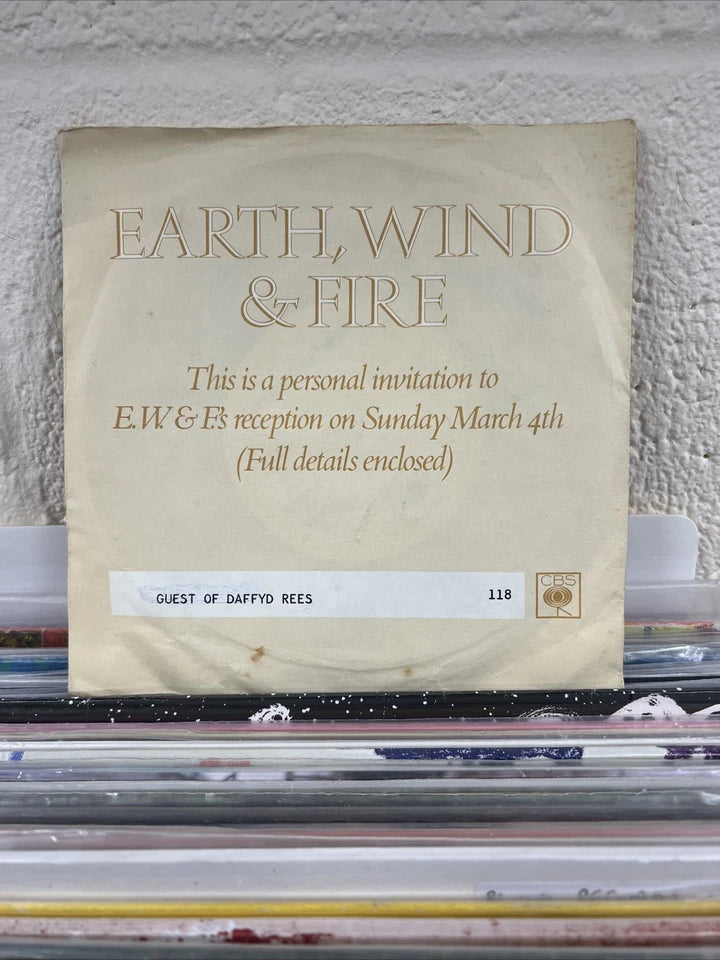 Earth, Wind and Fire - Invitation 7" - VINYL