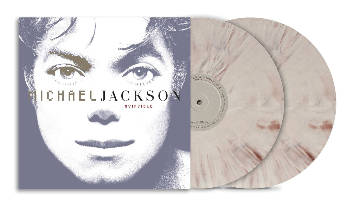 Michael Jackson - Invincible 2LP Stone Grey Marble Vinyl