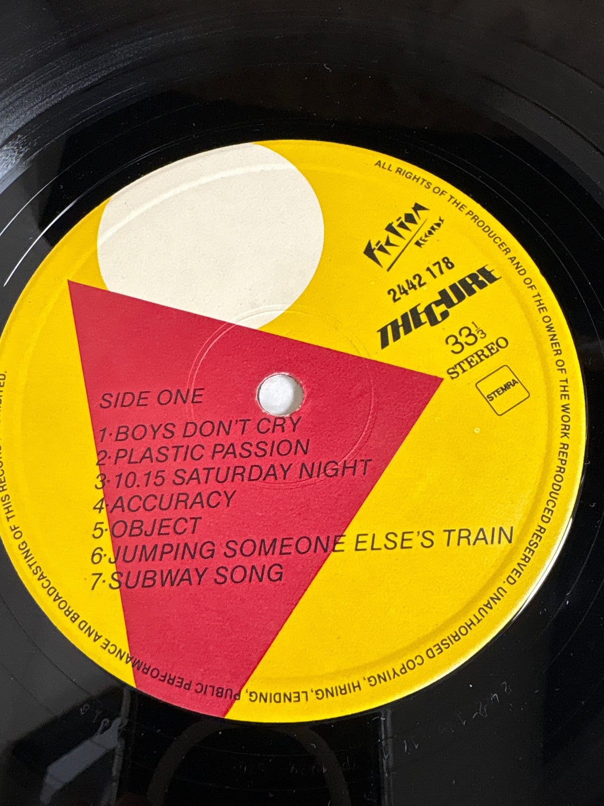 The Cure - Boys Don’t Cry - VINYL