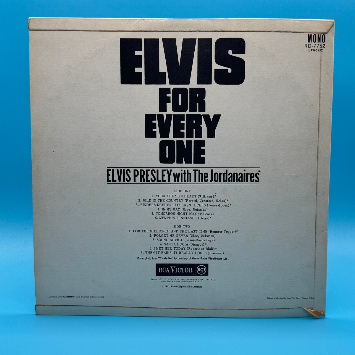 Elvis Presley - For Everyone Vinyl