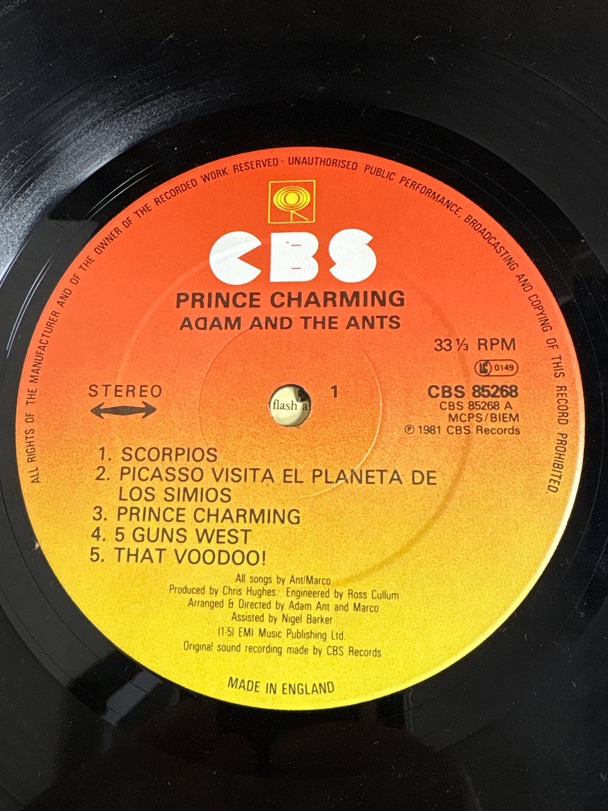 Adam And The Ants - Prince Charming - VINYL