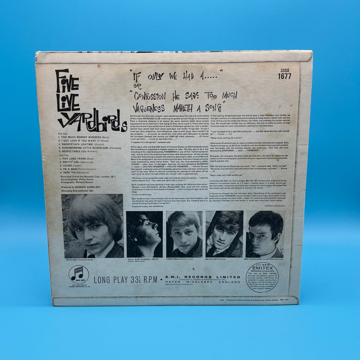 Yardbirds - Five Live Vinyl