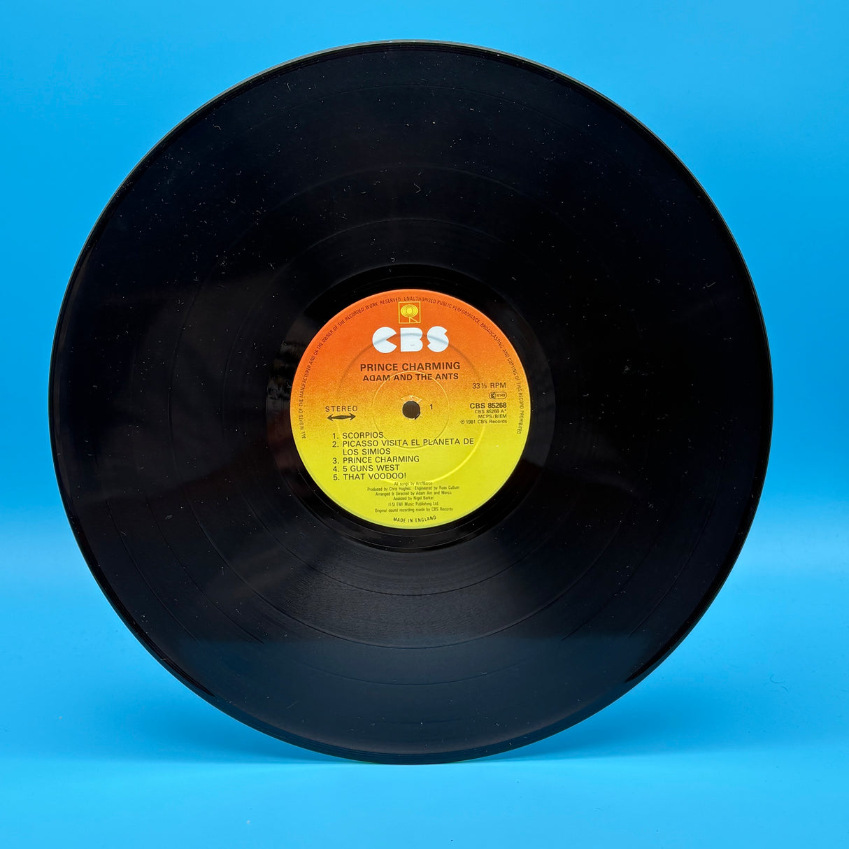 Adam And The Ants - Prince Charming Original Vinyl