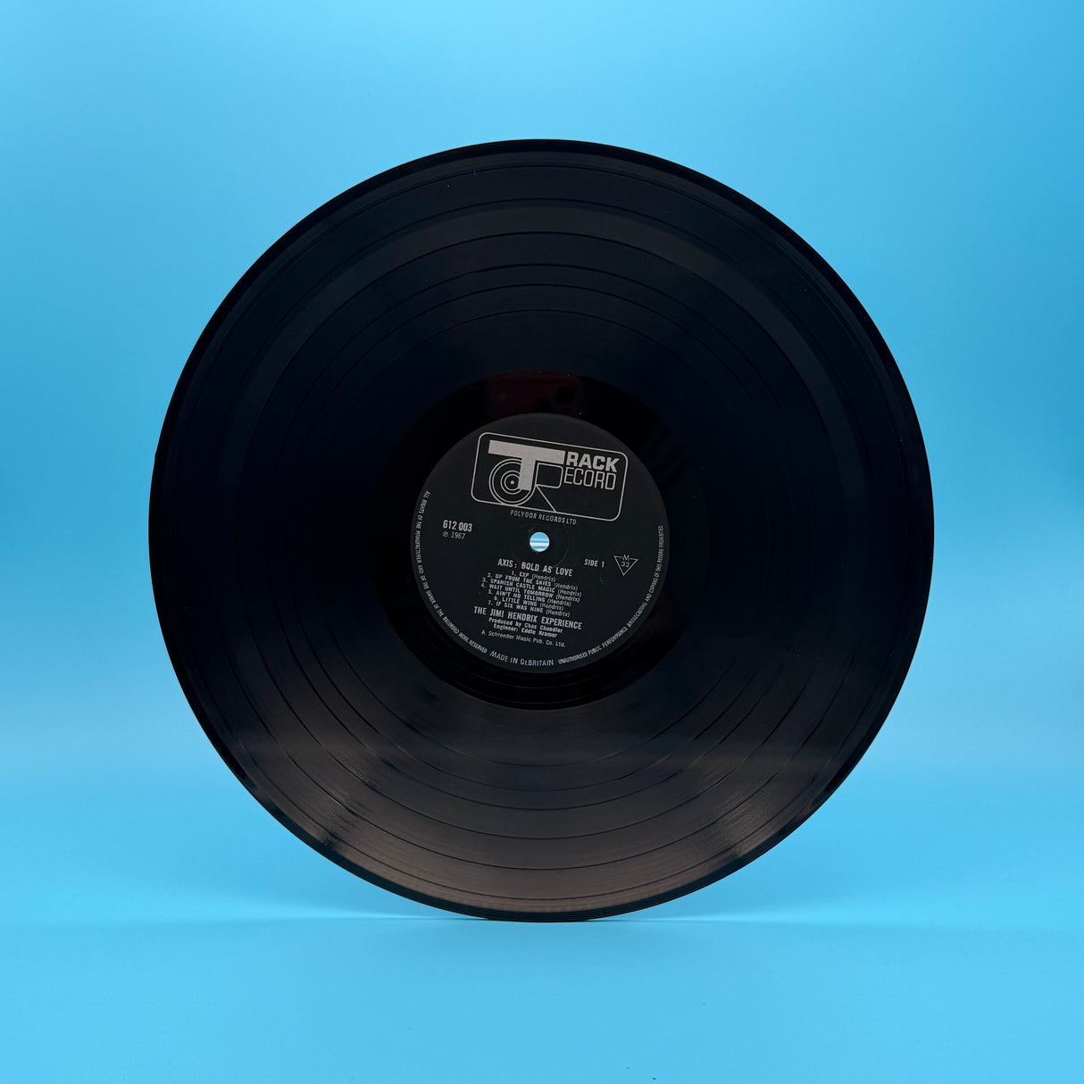 Jimi Hendrix - Axis Bold As Love Track Records Original Vinyl