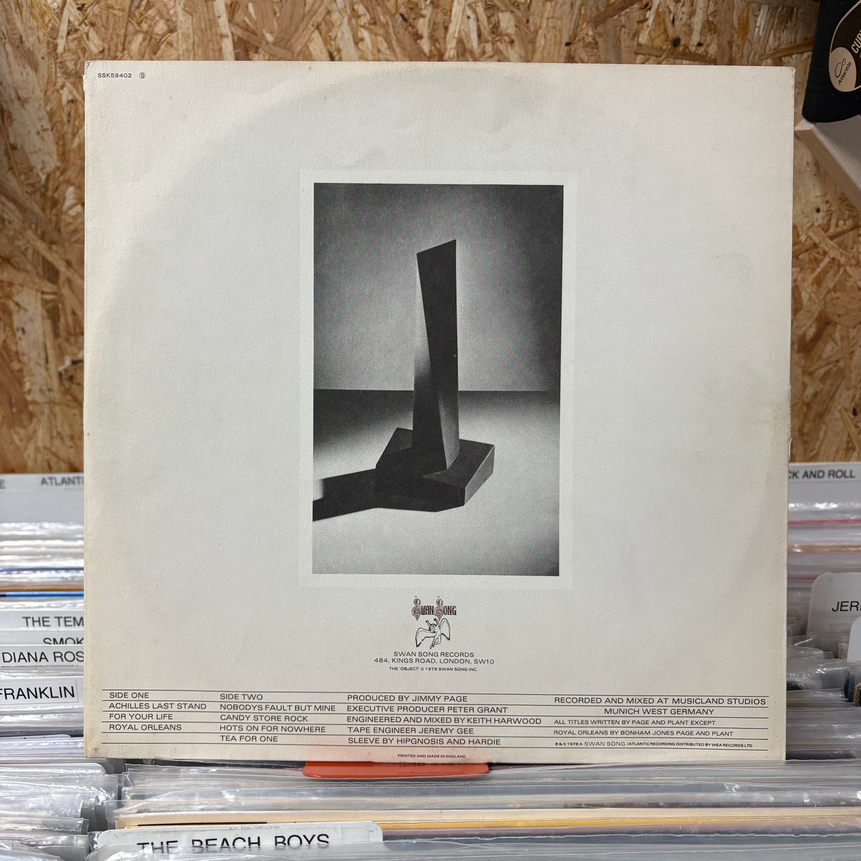 Led Zeppelin - Presence - No text on label - VINYL