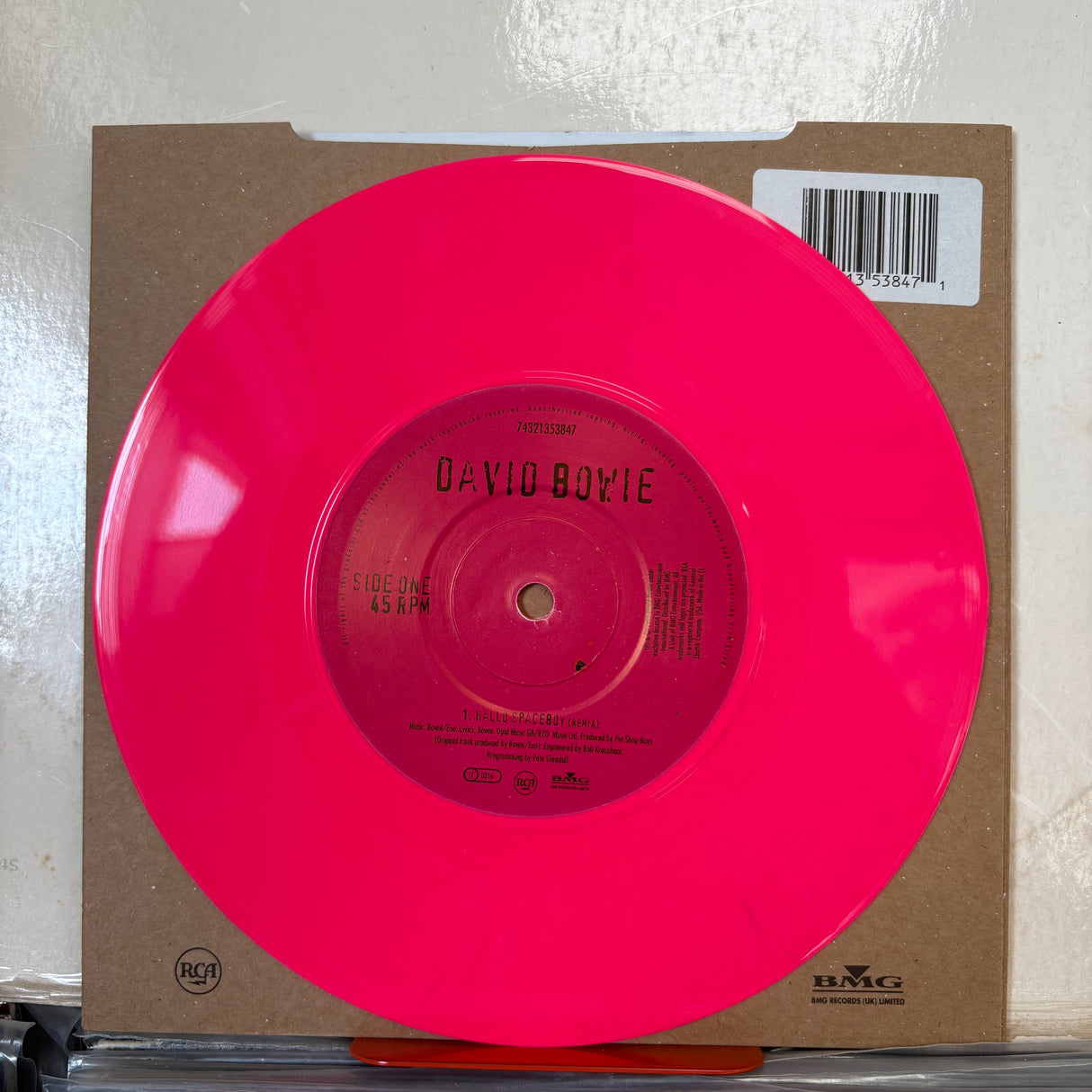 David Bowie - Hallo Spaceboy Pink Vinyl