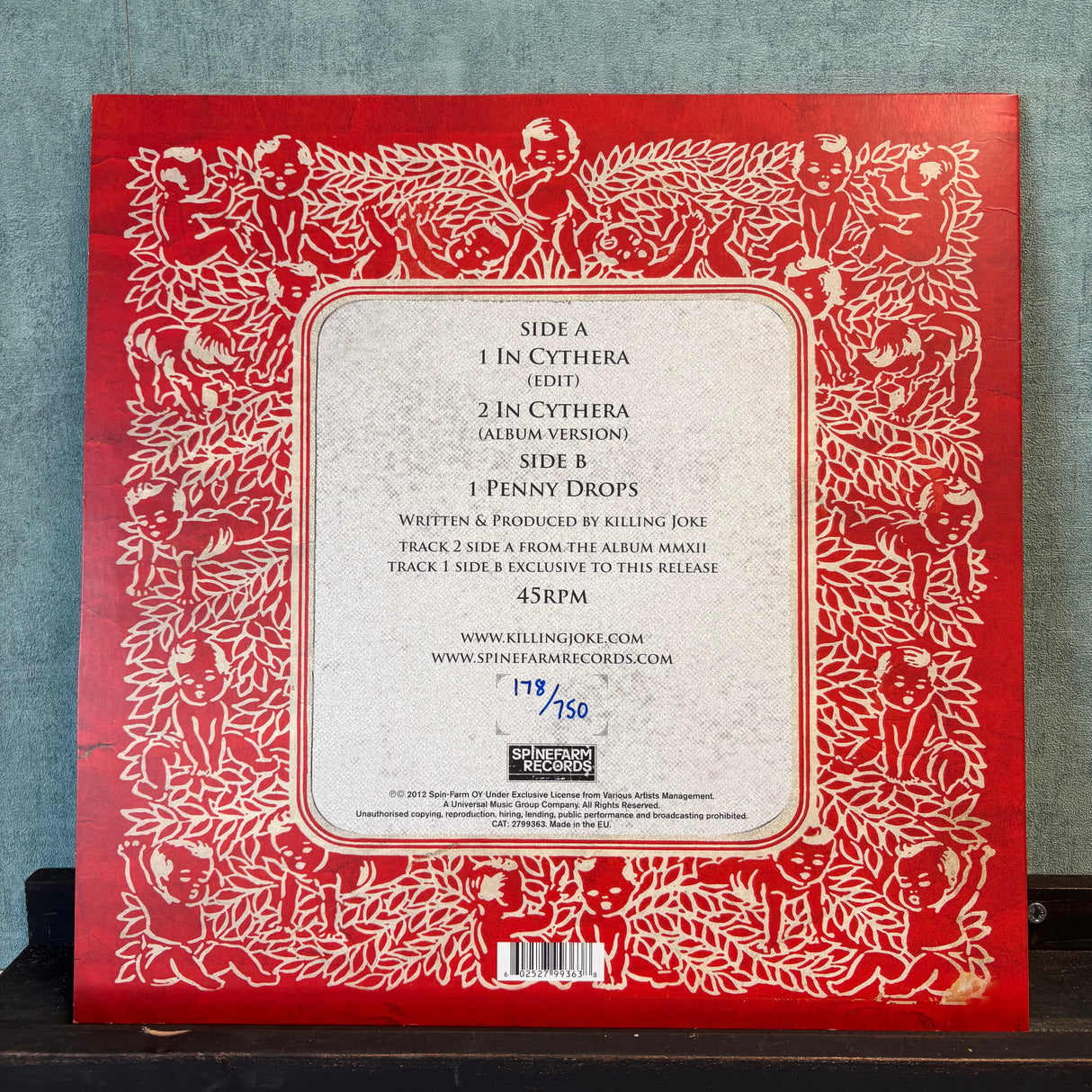 Killing Joke - In Cythera - Numbered RedVINYL