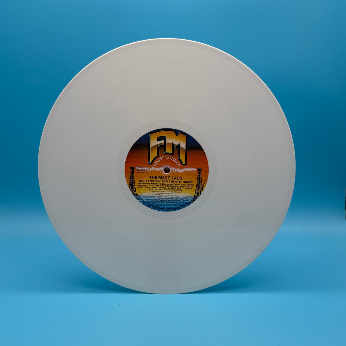 The Macc Lads - Beer & Sex & Chips n Gravy White Vinyl