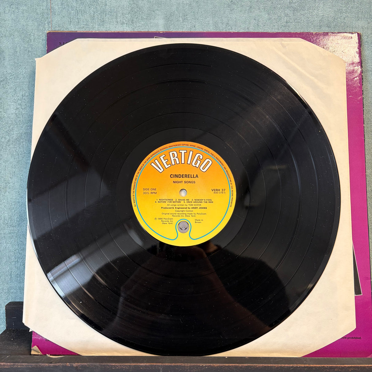 Cinderella - Night Songs - VINYL