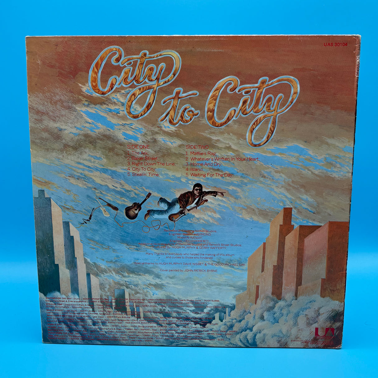 Gerry Rafferty - City to City United Artists Vinyl