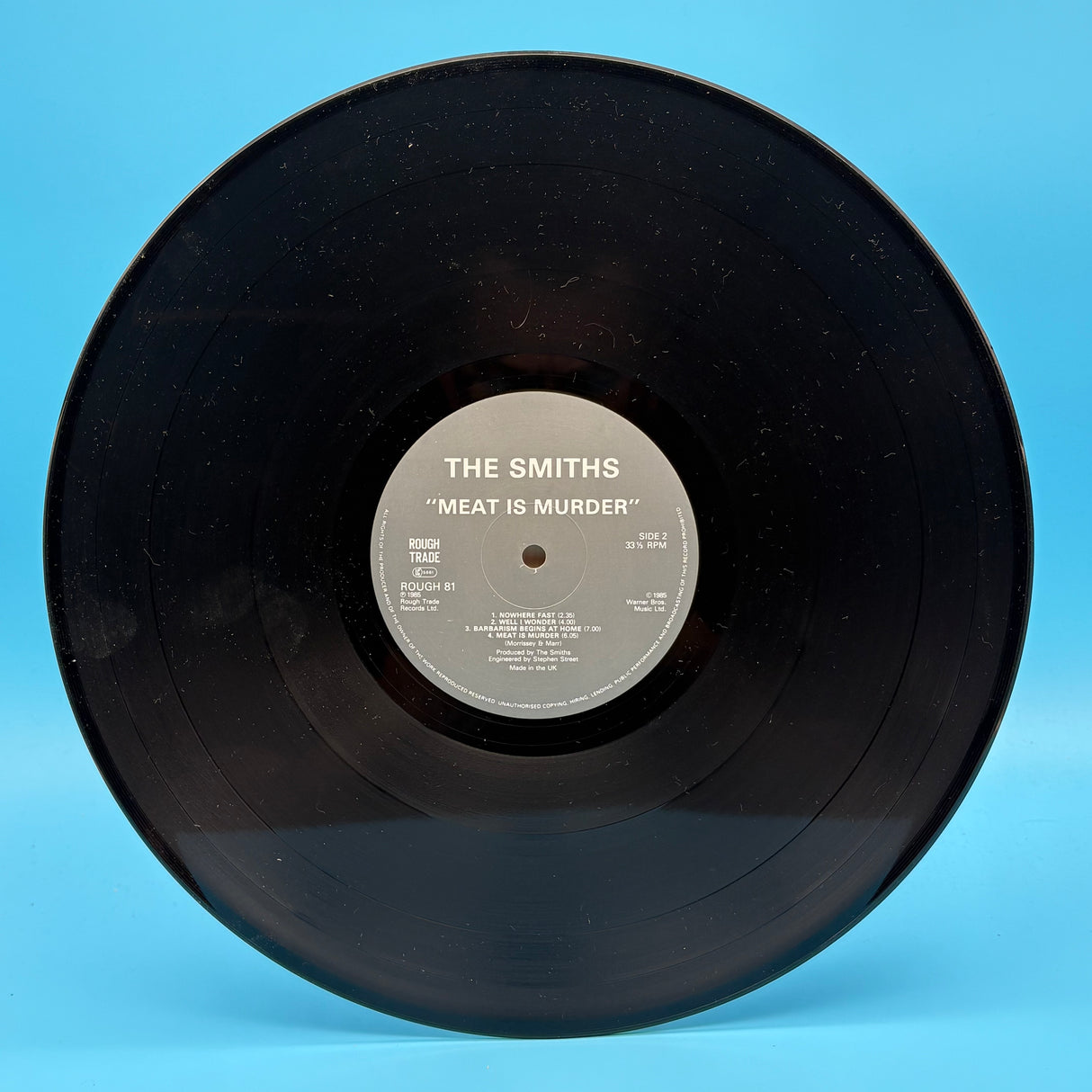 The Smiths - Meat Is Murder Original Rough Trade Vinyl
