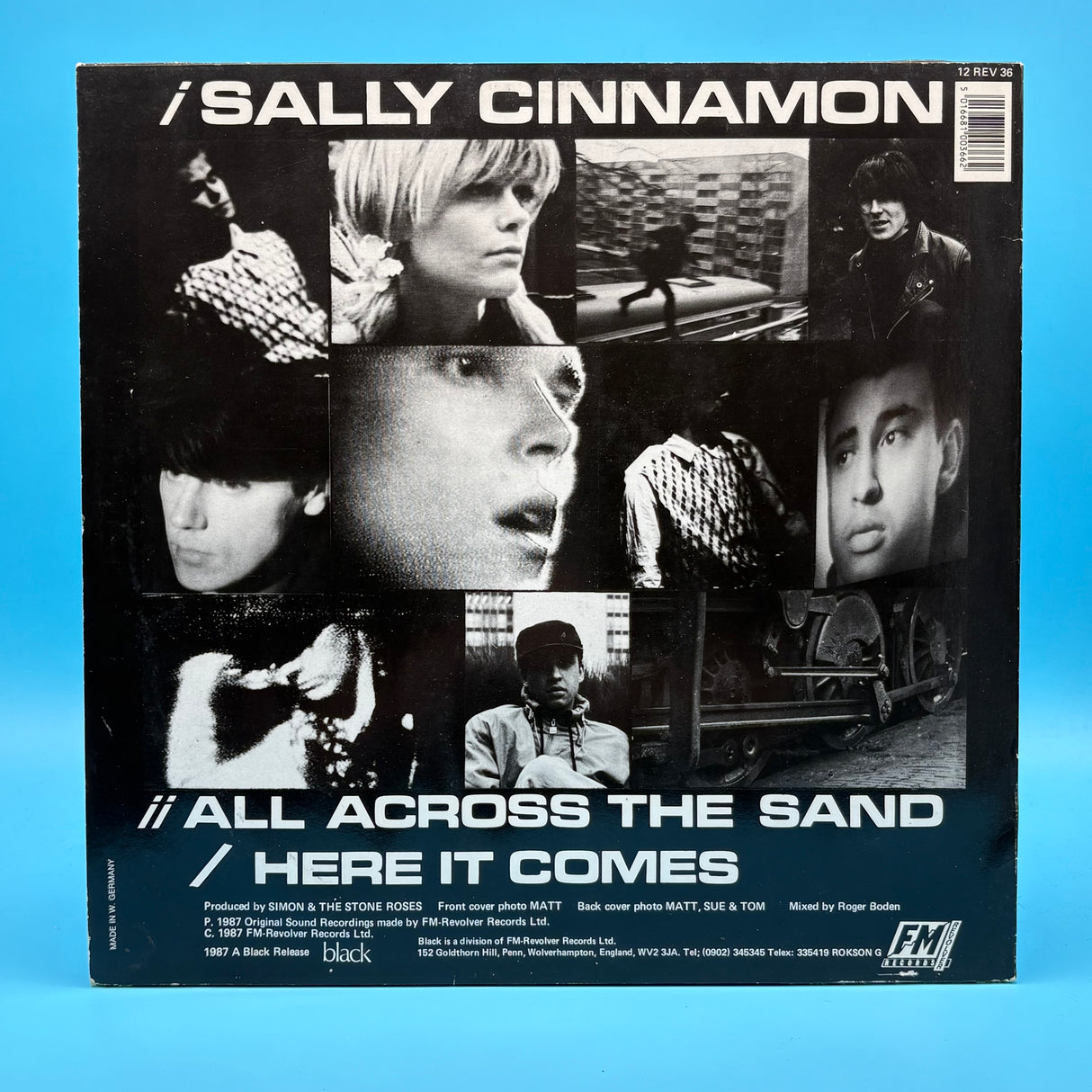 The Stone Roses - Sally Cinnamon 12" Single Vinyl