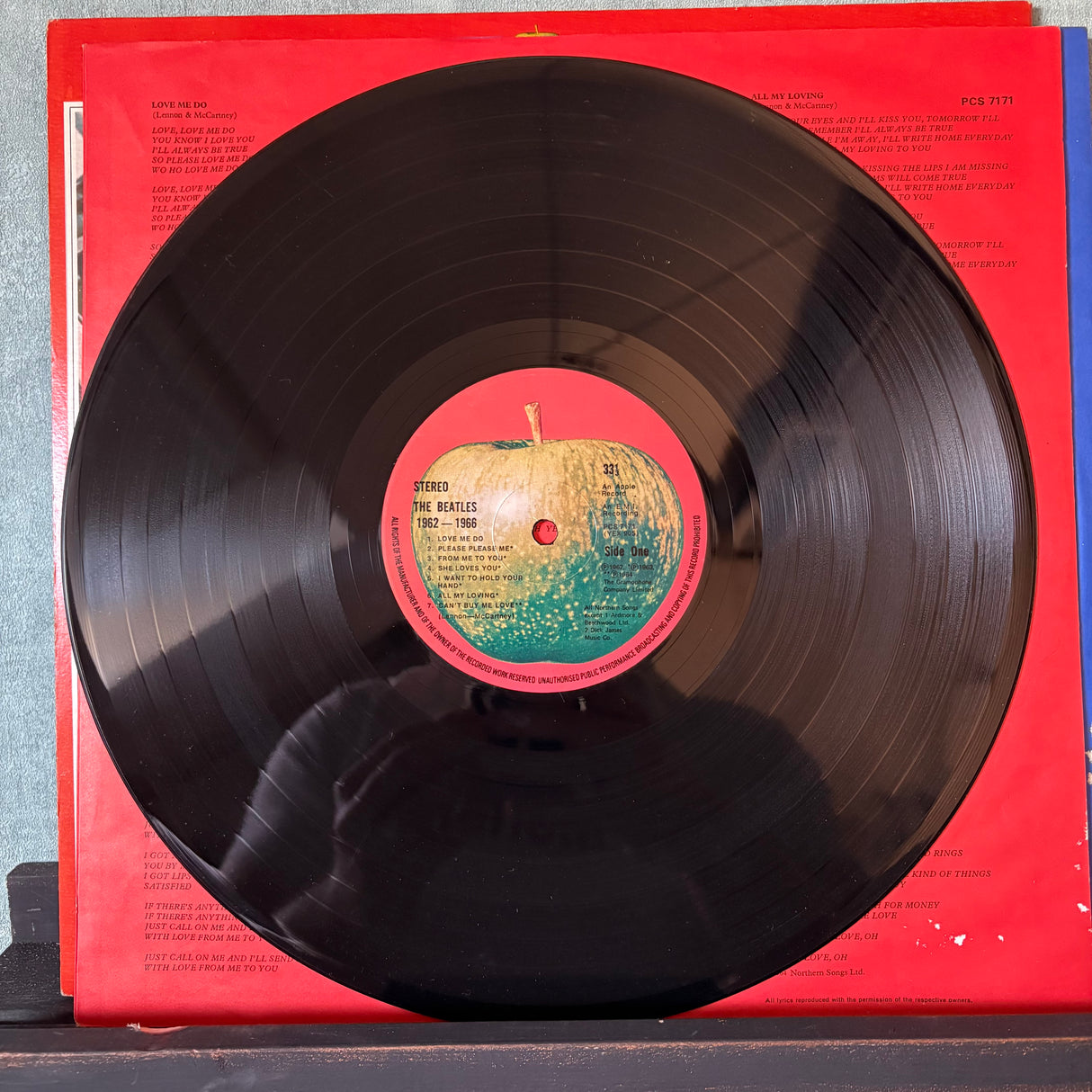 The Beatles - 1962-1966 - Red Album - Blue Inner Misprint - VINYL