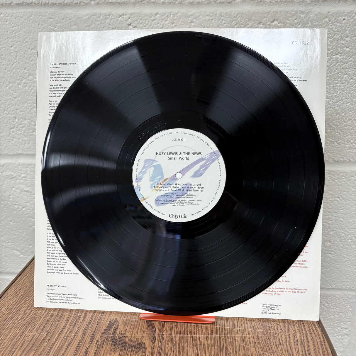 Huey Lewis And The News - Small World - VINYL