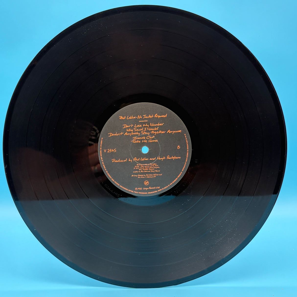 Phil Collins - No Jacket Required Vinyl