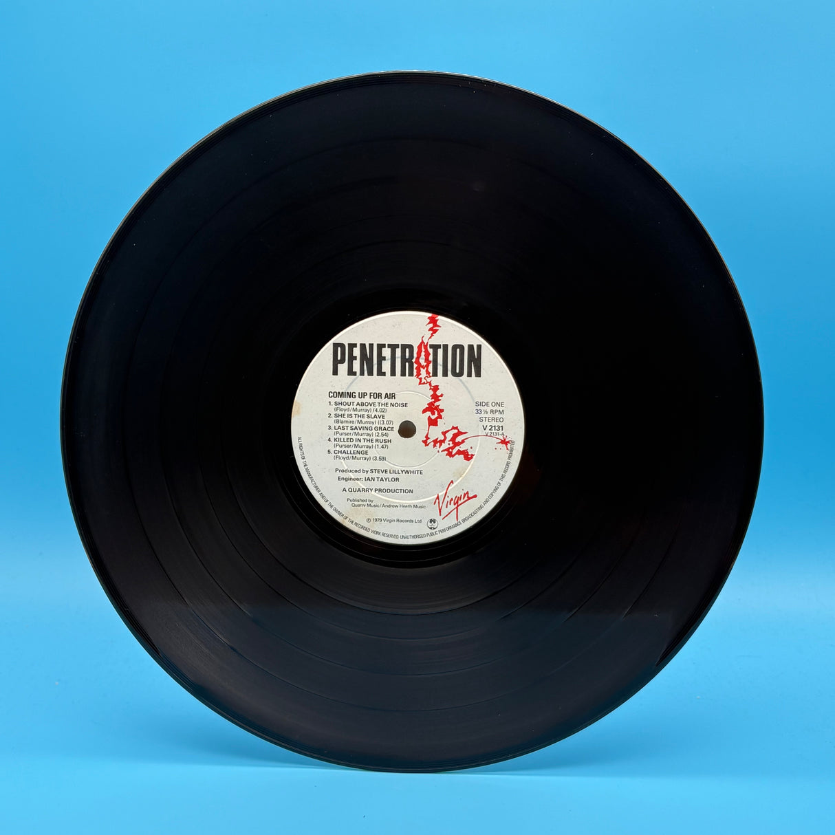 Penetration - Coming Up For Air Vinyl