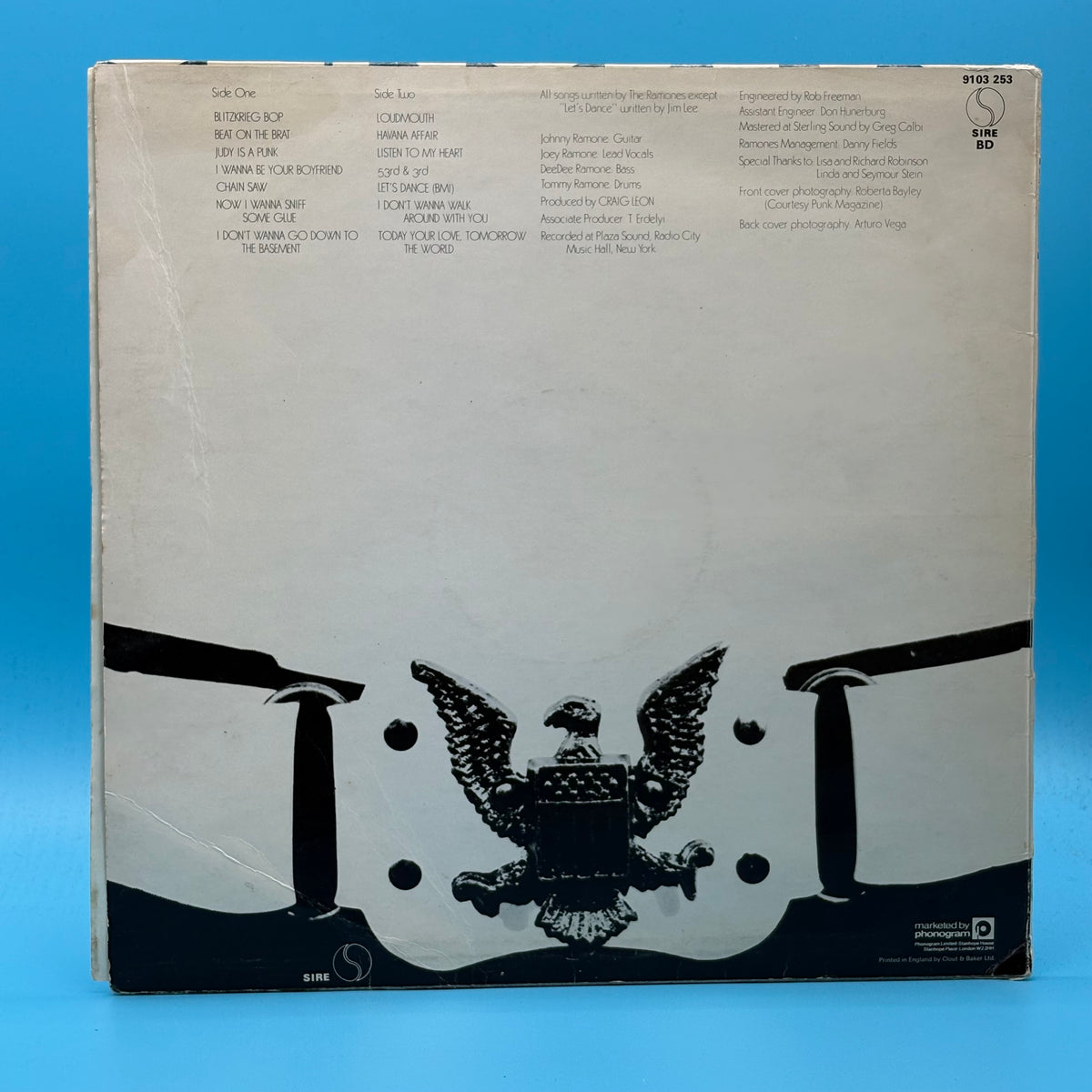 Ramones - Ramones First Press Vinyl