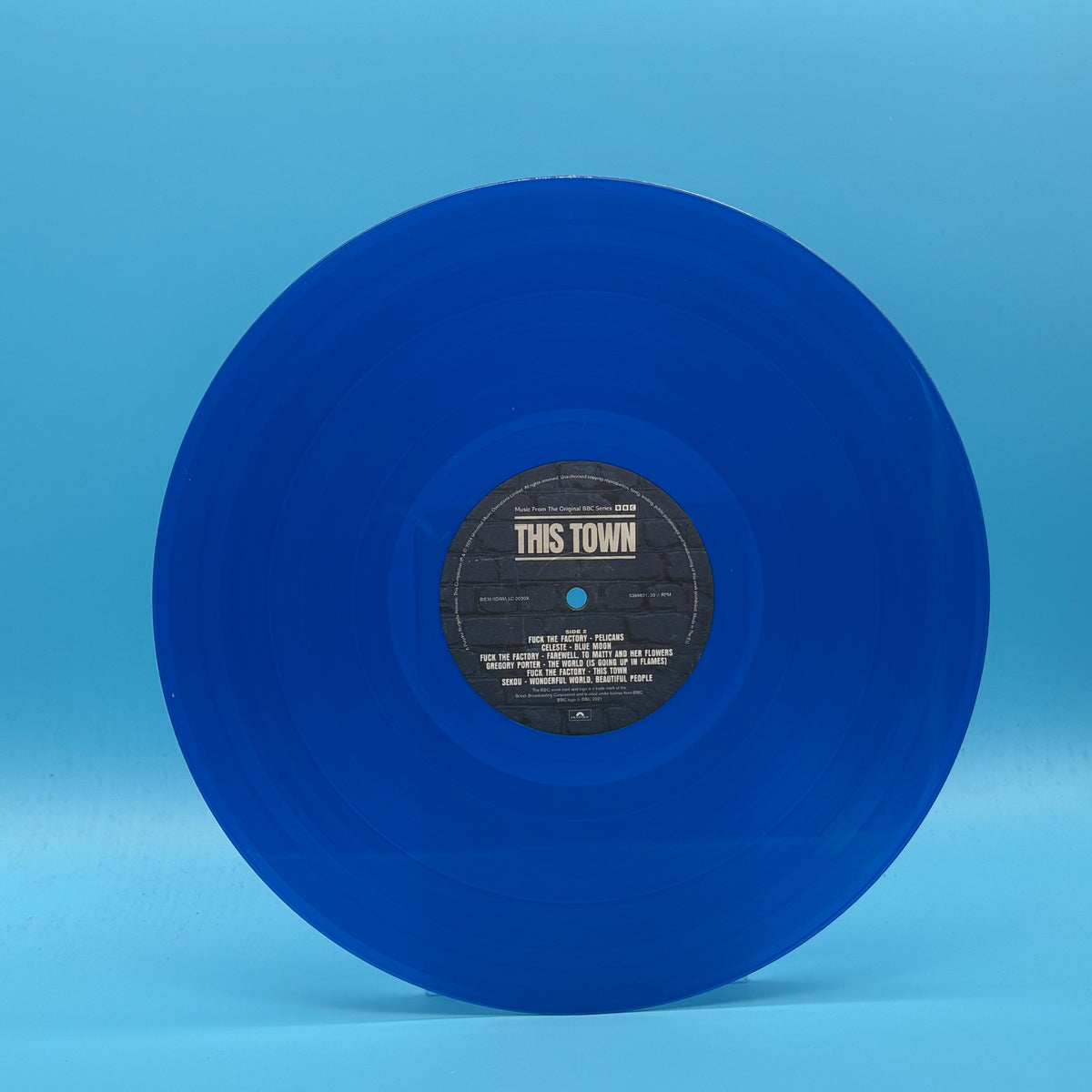 This Town - Music From The BBC Series Blue Vinyl