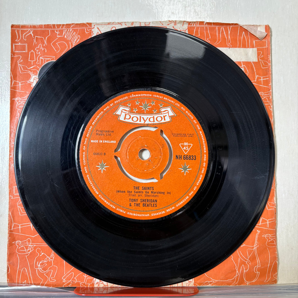 The Beatles and Tony Sheridan - My Bonnie 2nd Press Polydor Vinyl Single