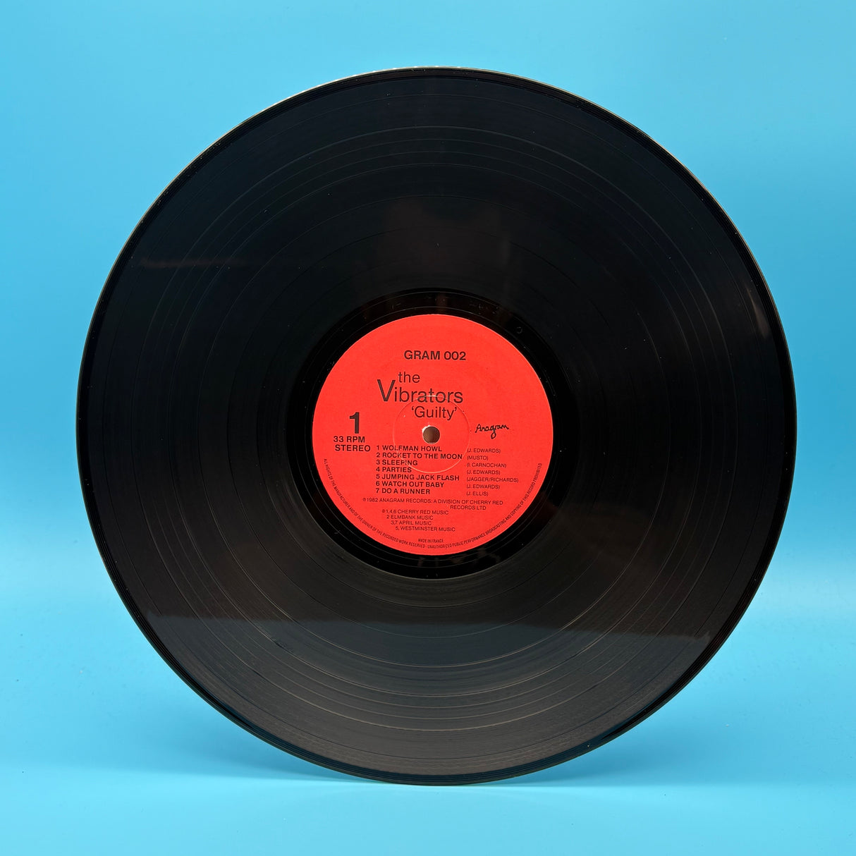 The Vibtrators - Guilty Vinyl