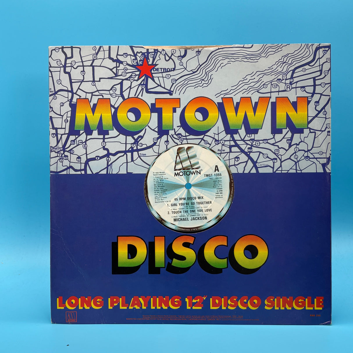 Michael Jackson - Girl You're So Together Disco Mixes Vinyl