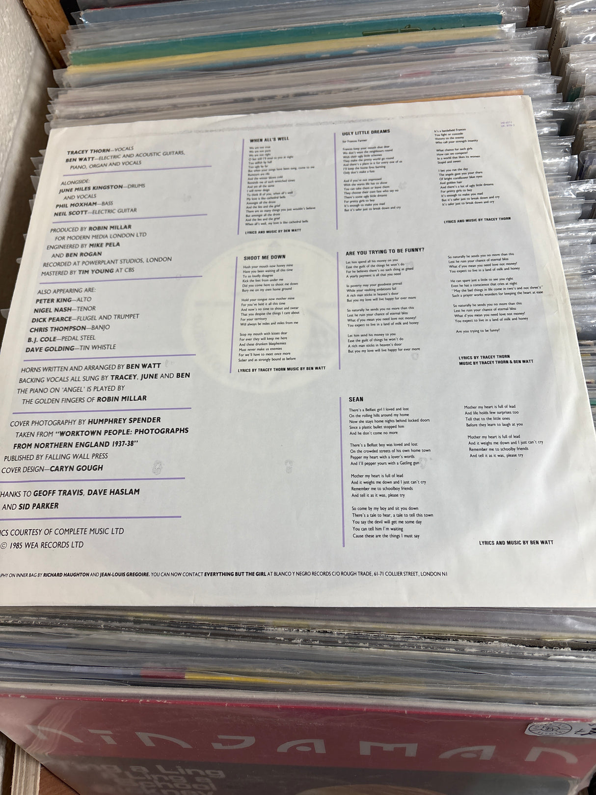 Everything But The Girl - Love Not Money - VINYL