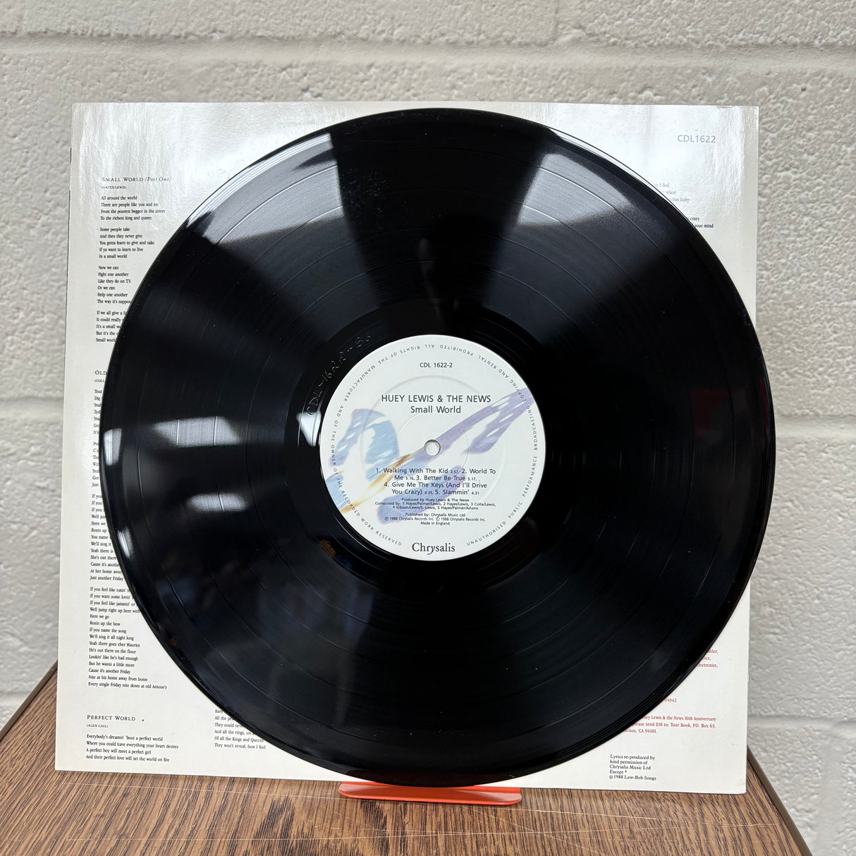 Huey Lewis And The News - Small World - VINYL