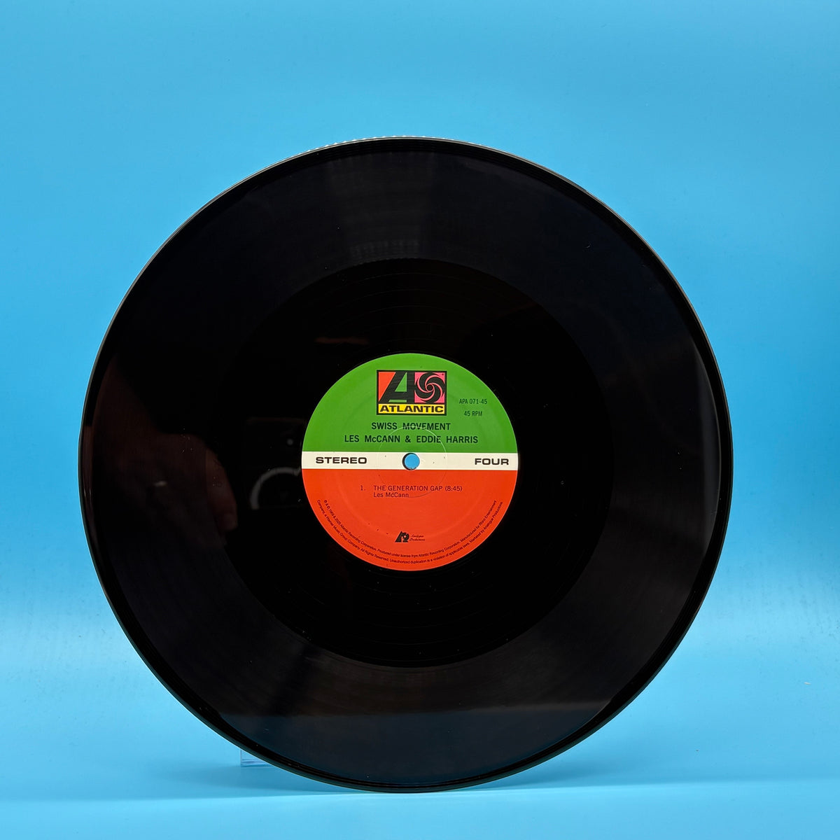 Les McCann & Eddie Harris - Swiss Movement  Numbered Audiophile Pressing Vinyl