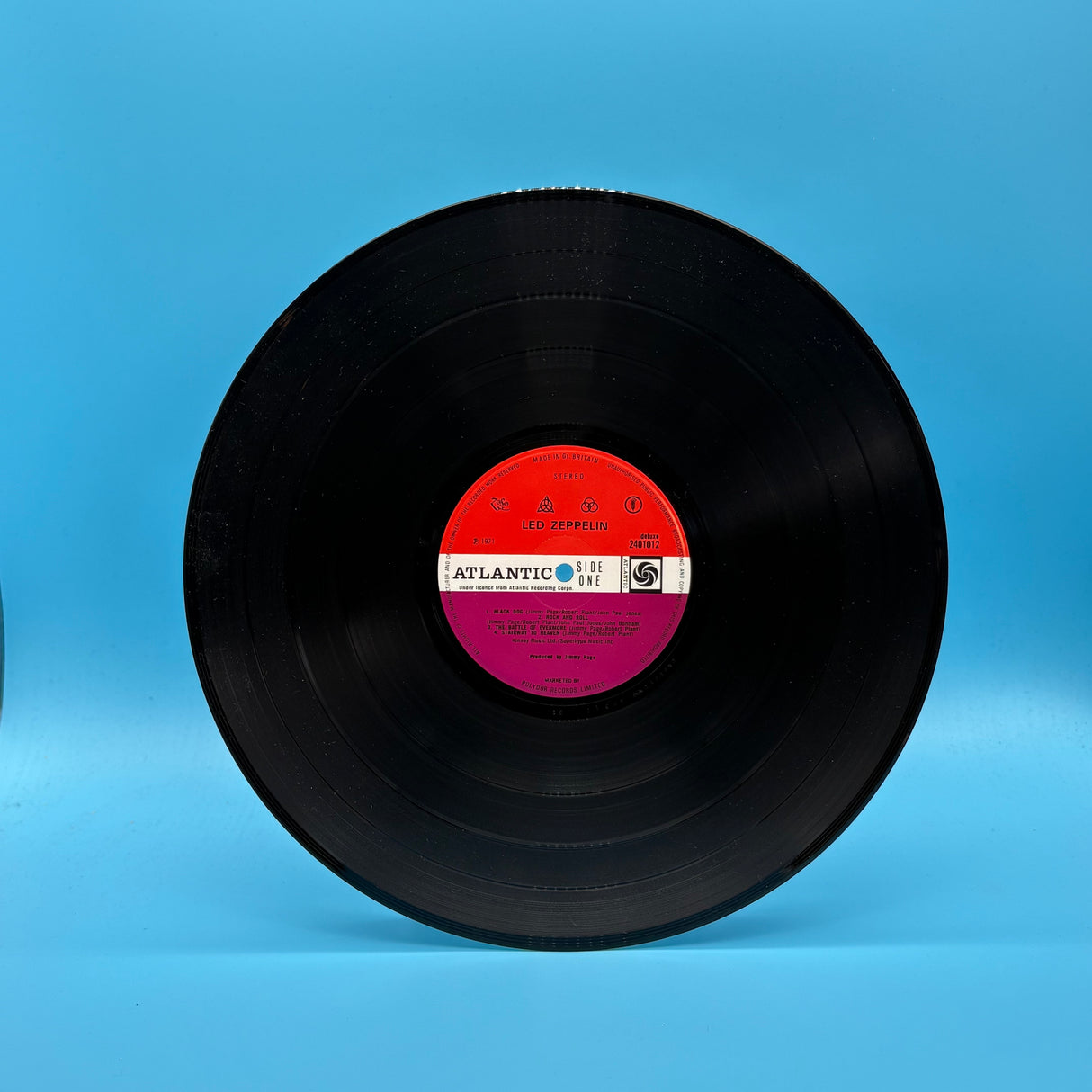 Led Zeppelin - Led Zeppelin IV Original Inverted Feather Plum Atlantic Vinyl