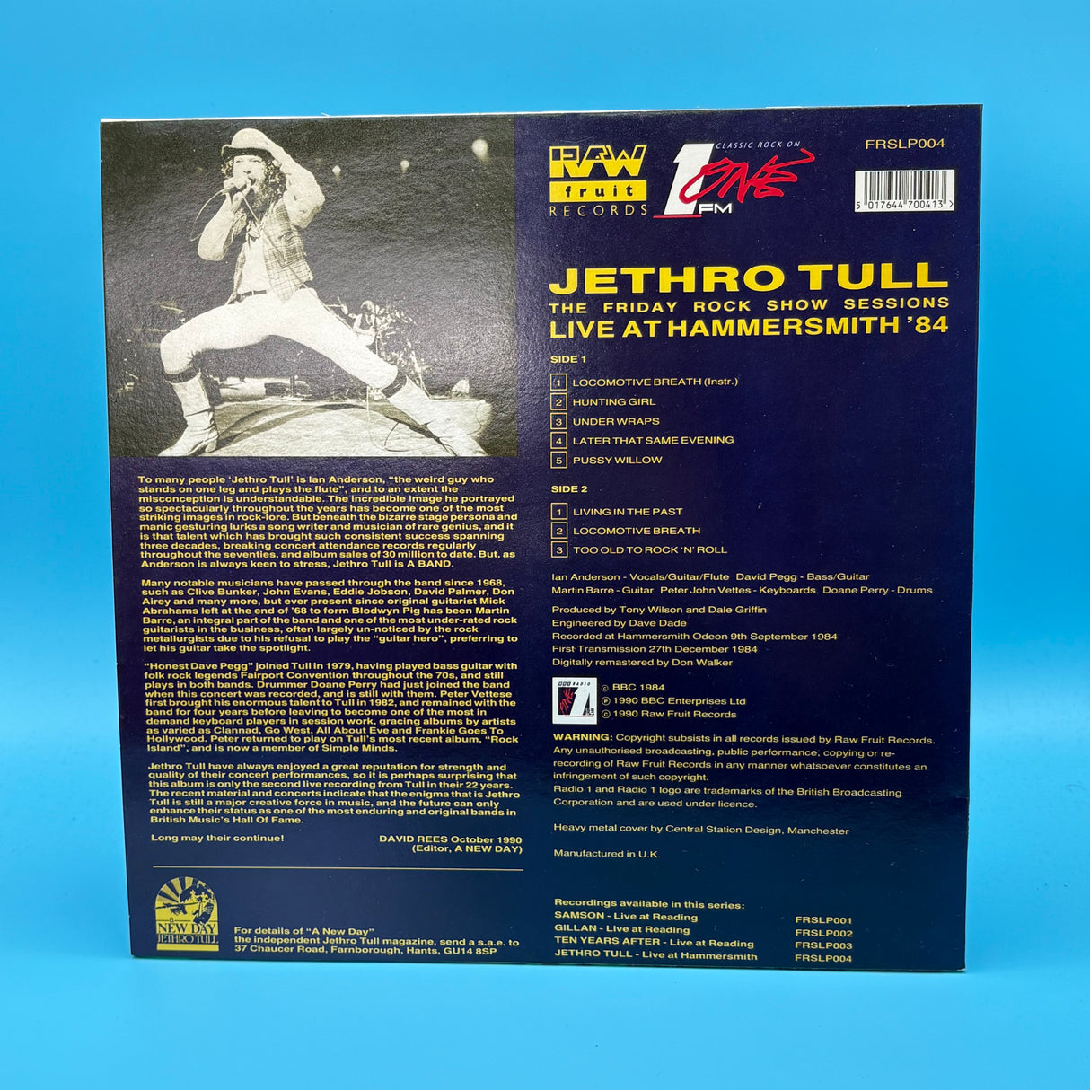 Jethro Tull - The Friday Rock Show Sessions Live At Hammersmith Vinyl