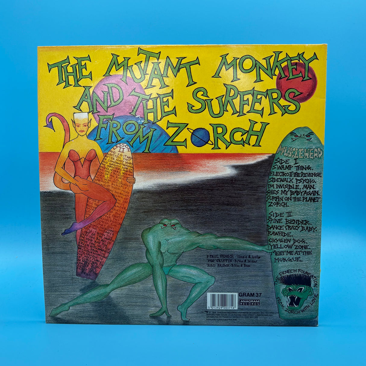 The Meteors - The Mutant Monkey And The Surfers From Zorch Vinyl