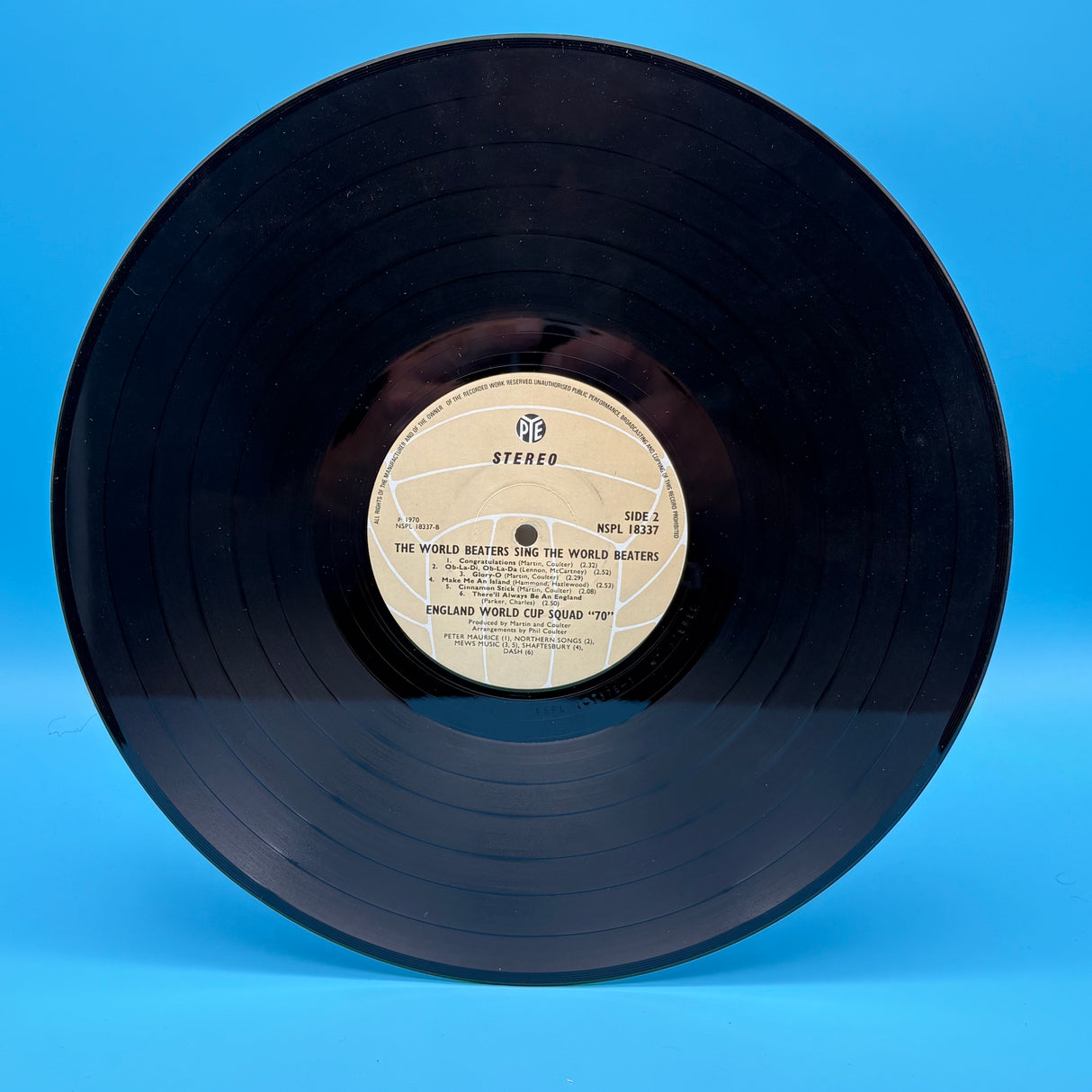 The 1970 England Football Squad - The World Beaters Vinyl