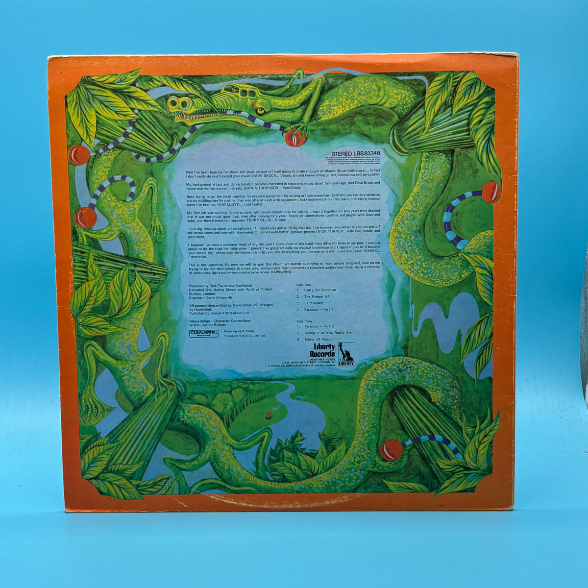 Hawkwind - Hawkwind (Black Liberty Label) Vinyl
