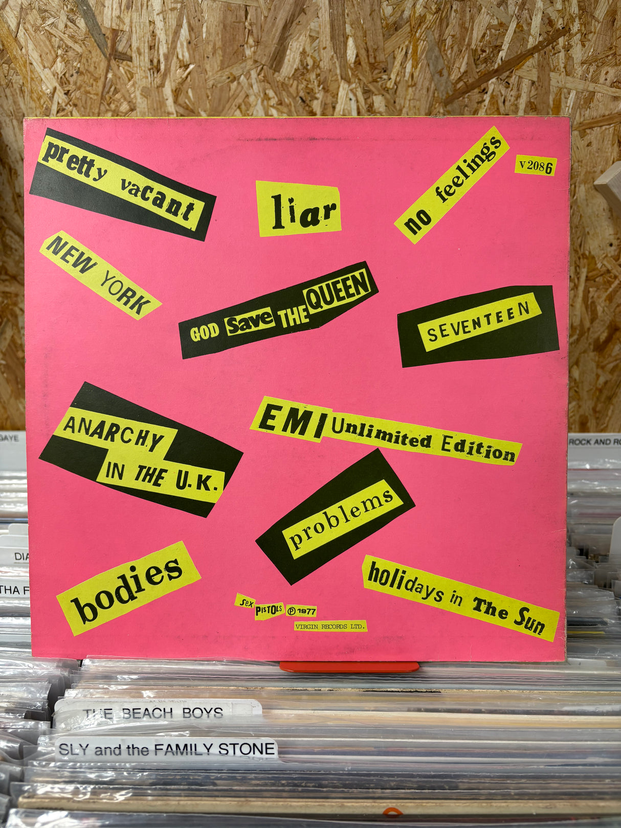 Sex Pistols - Never Mind the Bollocks - A5/B5 - VINYL