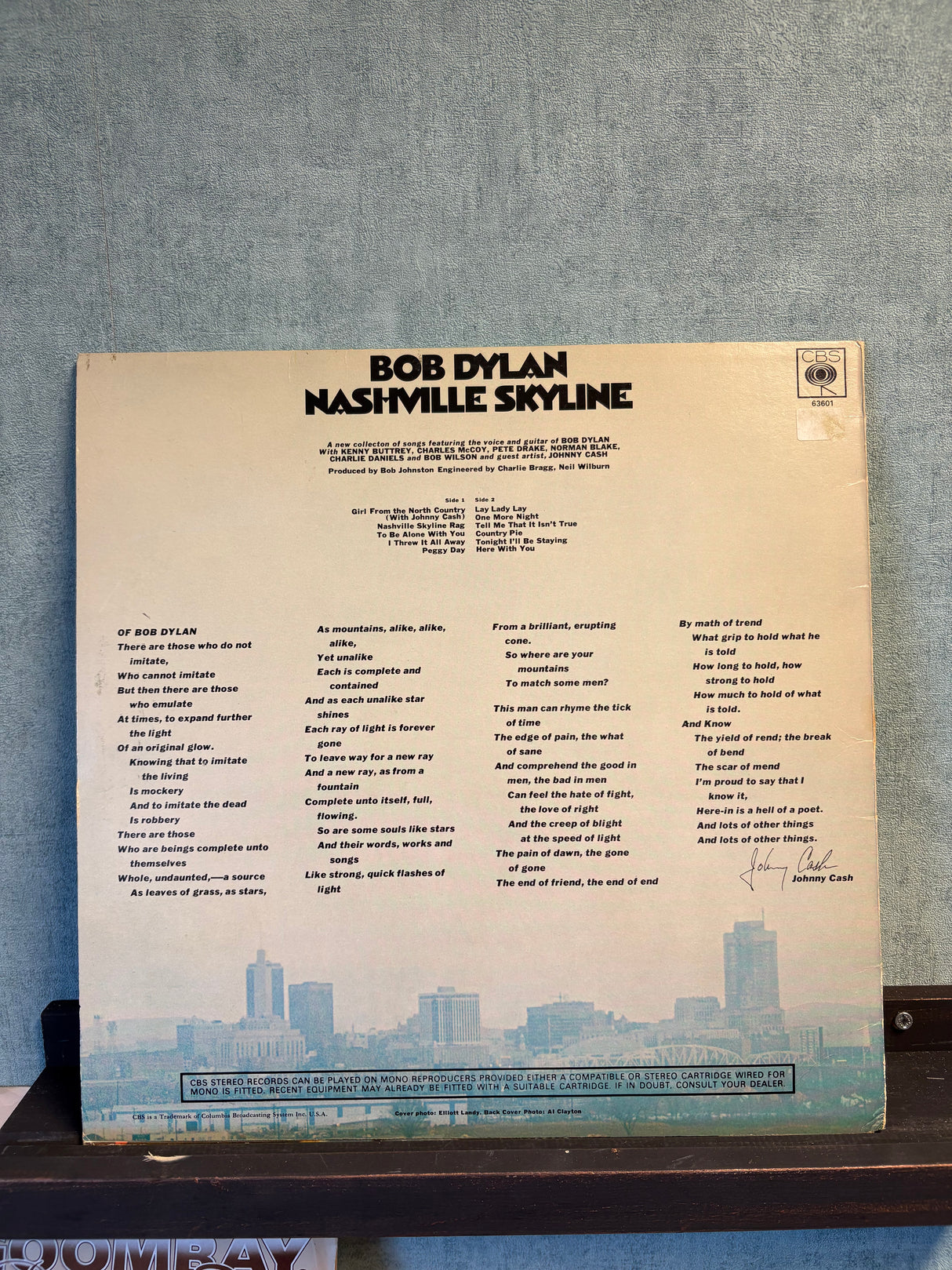 Bob Dylan - Nashville Skyline - VINYL